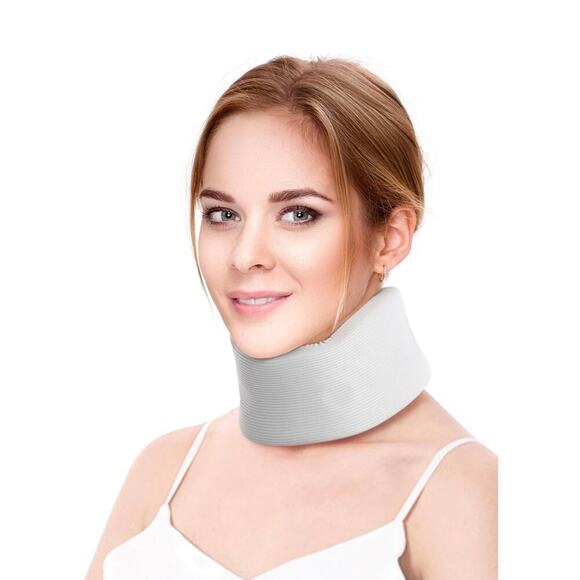 Neck Brace for Sleeping, Soft Foam Cervical Collar for Neck Pain and Support (M) - Picture 1 of 8